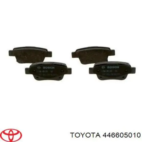 Задні гальмівні колодки Toyota 446605010 ціна, від 17.58 USD