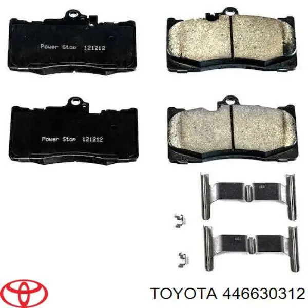 Купити 446630312 Toyota Задні колодки