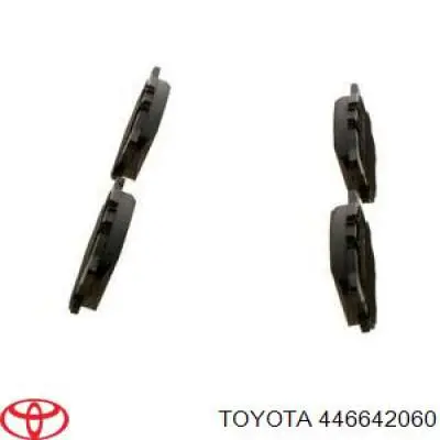 Задні гальмівні колодки 446642060 Toyota