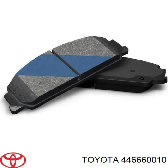 Задні дискові колодки Toyota 446660010