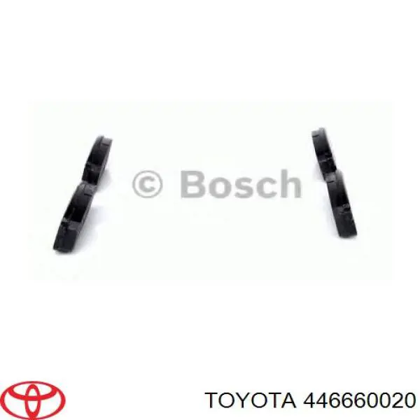 Колодки гальмові задні, дискові 446660020 Toyota