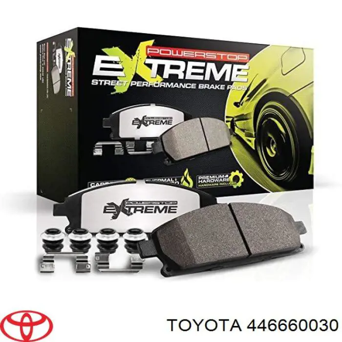 446660030 Toyota Колодки гальмівні задні, дискові