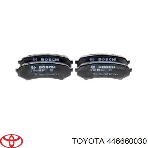 Задні гальмівні колодки Toyota 446660030 ціна, від 17.75 USD