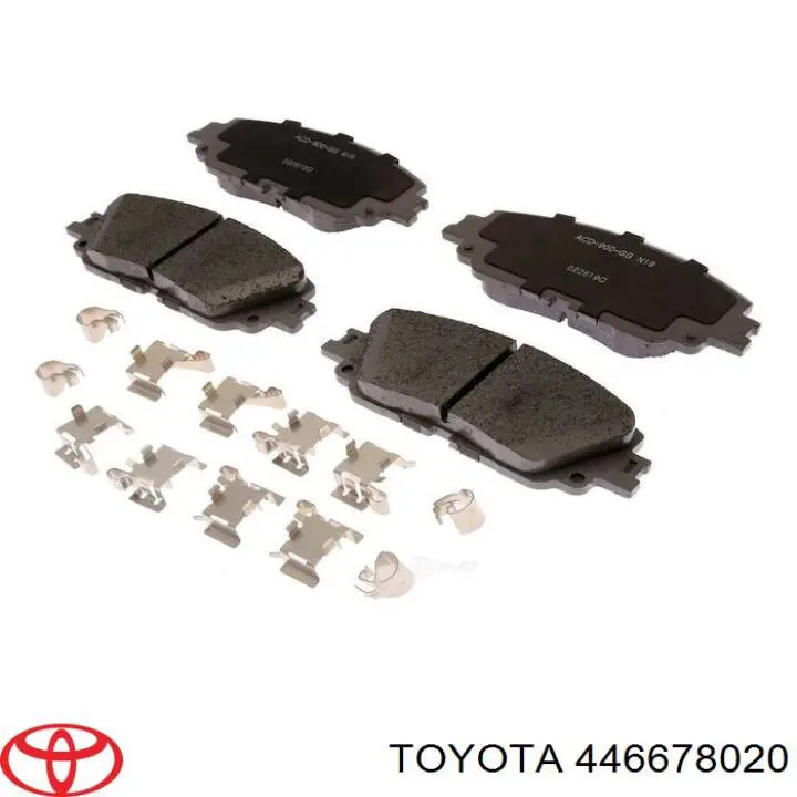 Купити 446678020 Toyota Задні колодки
