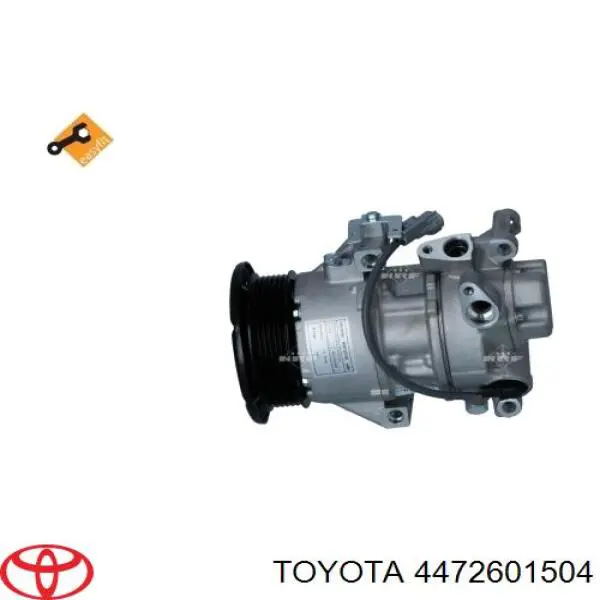 Компресор системи кондиціювання Toyota 4472601504 ціна, від 363.76 USD