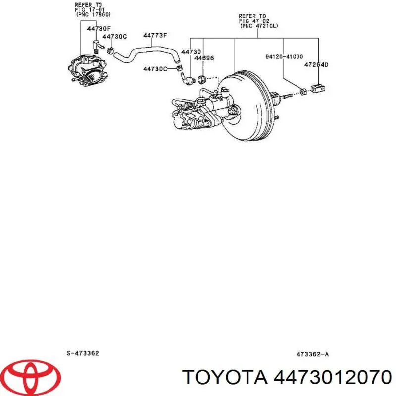 Купити 4473012070 Toyota 