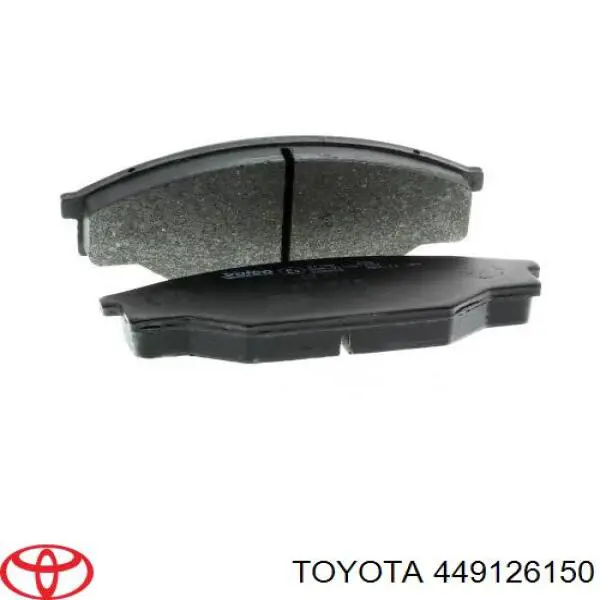 449126150 Toyota Передні гальмівні колодки