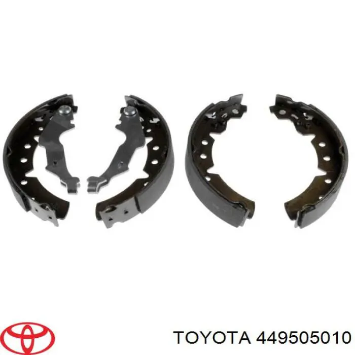 Колодки гальмові задні, барабанні 449505010 Toyota