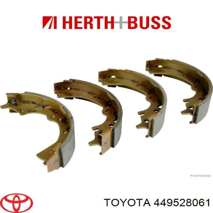 Купити 449528061 Toyota Колодки гальмові задні, барабанні