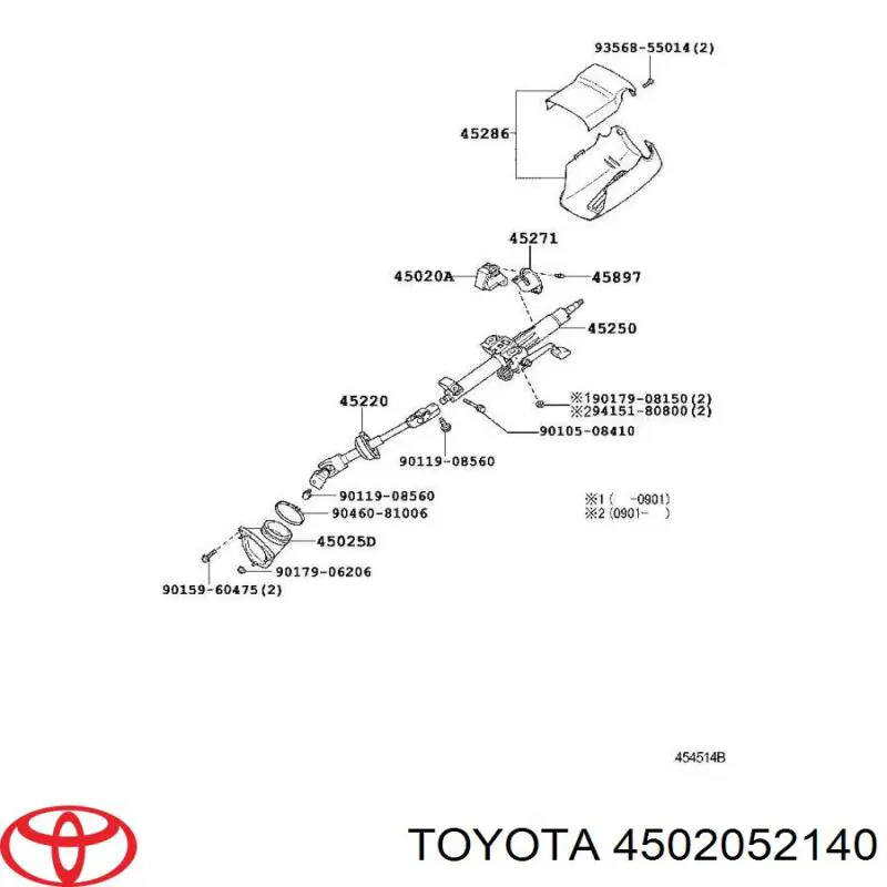  Toyota 4502052140 ціна, від 35.84 USD