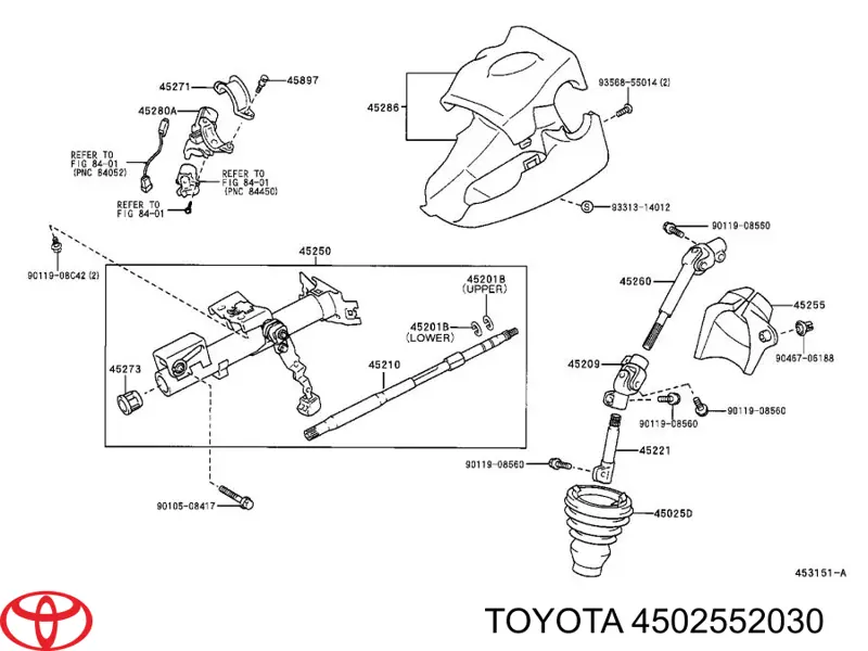 Купити 4502552030 Toyota 