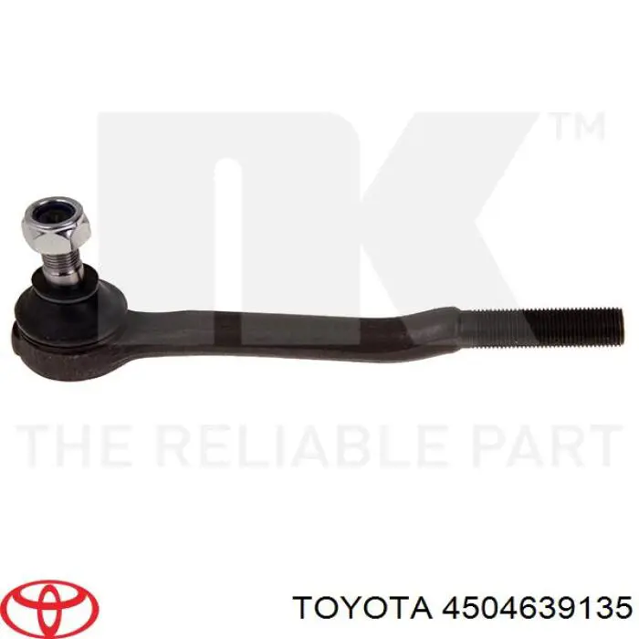 Накінечник поперечної рульової тяги 4504639225 Toyota