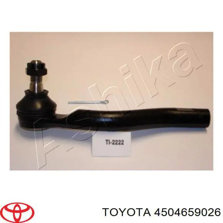 4504659026 Toyota Зовнішній наконечник рульової тяги