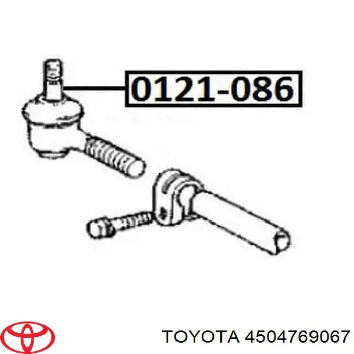 Накінечник поперечної рульової тяги AYD 9115247 ціна, від 11.93 USD