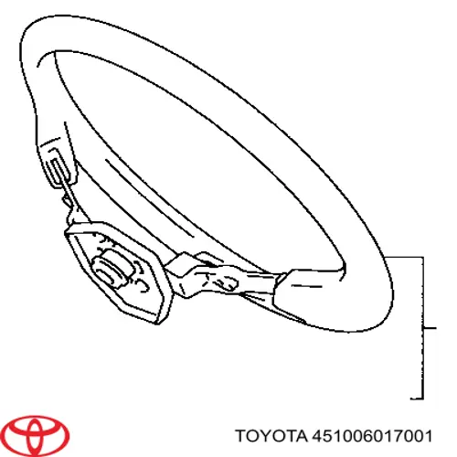 Рульове колесо Toyota 451006017001 ціна, від 52.49 USD