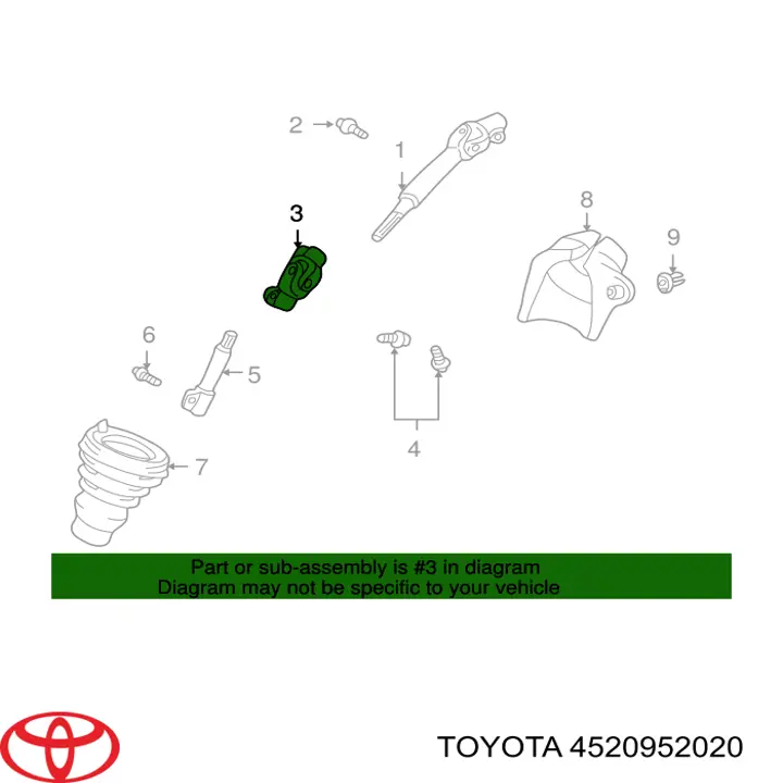  Toyota 4520952020 ціна, від 76.01 USD