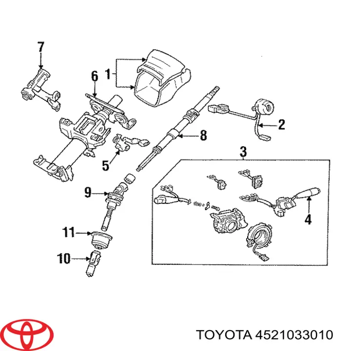  Toyota 4521033010 ціна, від 63.33 USD