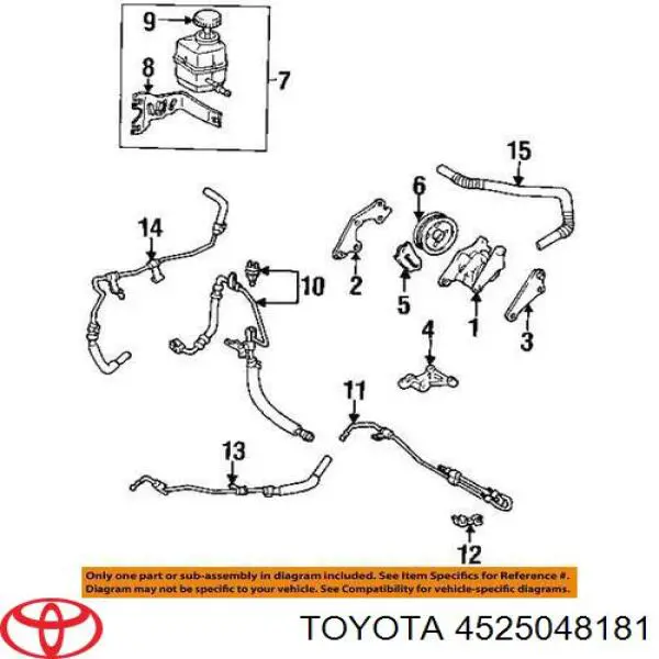 4525048181 Toyota Колонка рульового управління