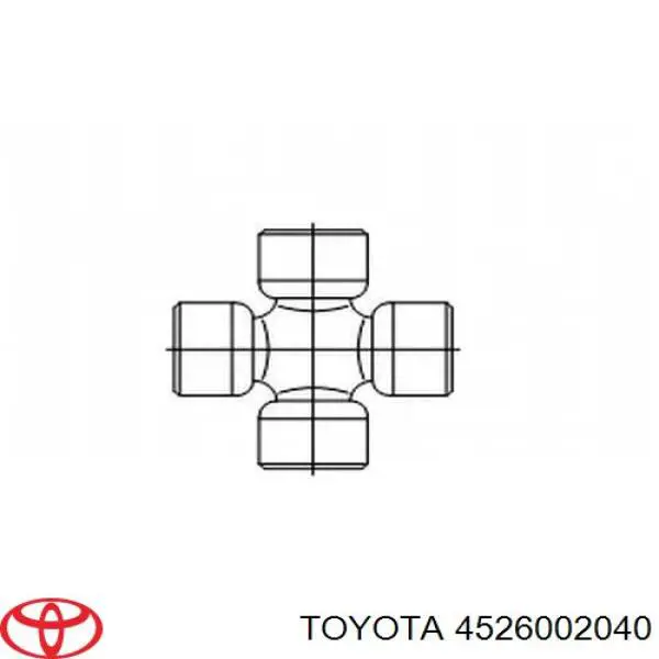 Купити 4526002040 Toyota Вал рульової колонки, верхній