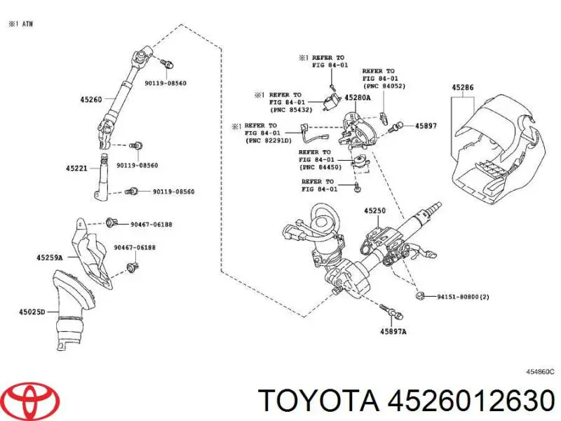  Toyota 4526012630 ціна, від 43.75 USD