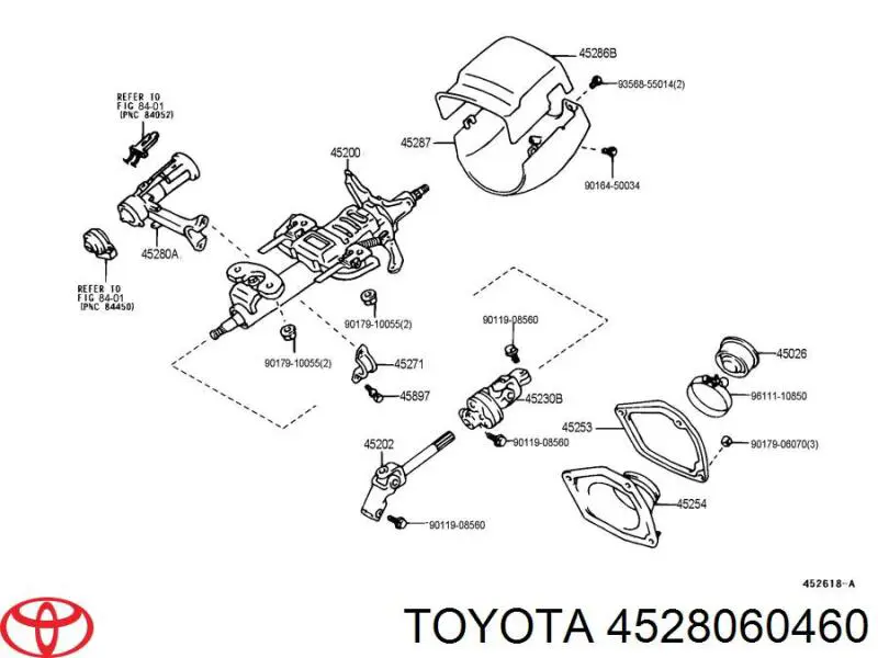 Купити 4528060460 Toyota Корпус замка запалювання