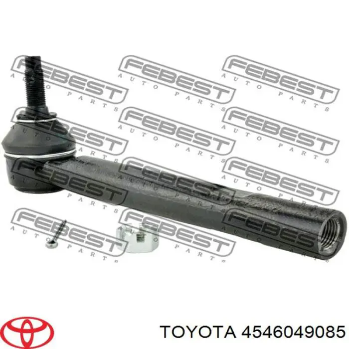Наконечник рульовий Toyota 4546049085 ціна, від 14.36 USD