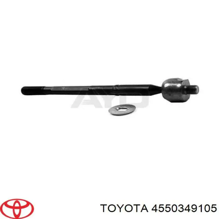 Тяга рульова поперечна Toyota 4550349105 ціна, від 11.75 USD