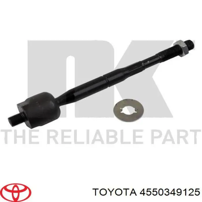 Тяга рульова поперечна Toyota 4550349125 ціна, від 14.61 USD