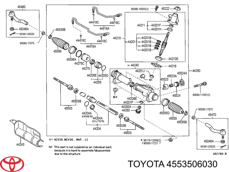 Пильник рульової тяги Tenacity ASRTO1016 ціна, від 4.12 USD