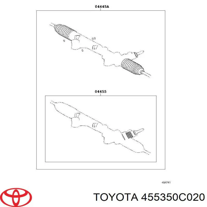 Пильник рульового механізму/рейки Toyota Tundra (Тойота Тундра)