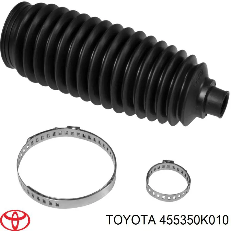 Купити 455350K010 Toyota Пильник рульового механізму/рейки, лівий