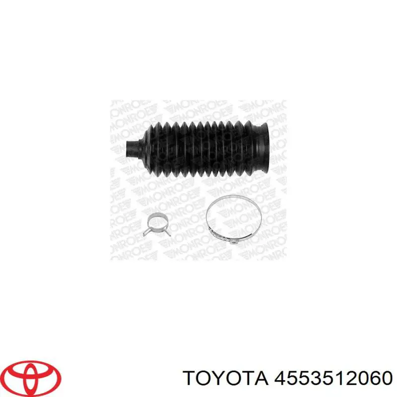 Пильник рульової тяги Toyota 4553512060 ціна, від 5.07 USD