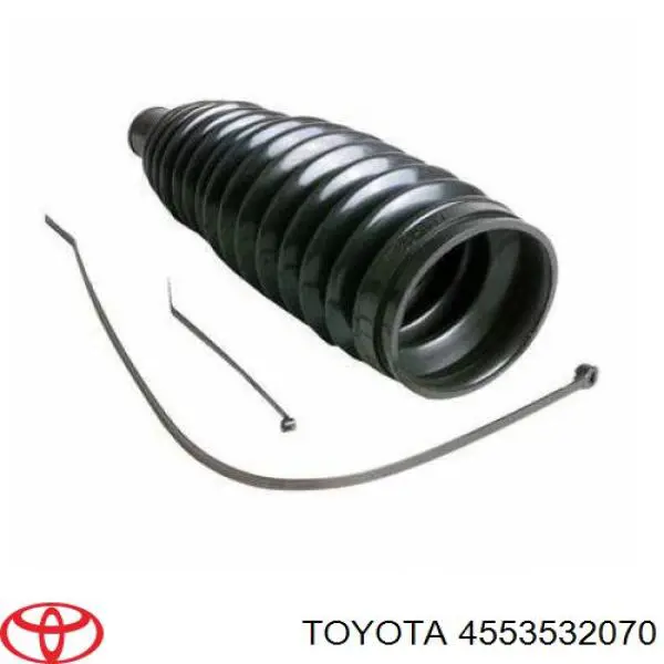 4553532070 Toyota Пильник рульового механізму/рейки, лівий