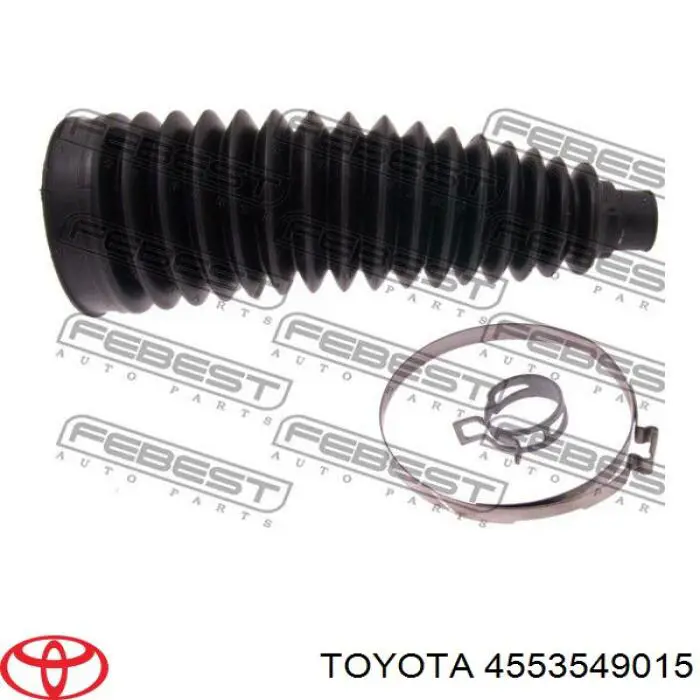 Пильник рульової тяги Toyota 4553549015 ціна, від 12.67 USD