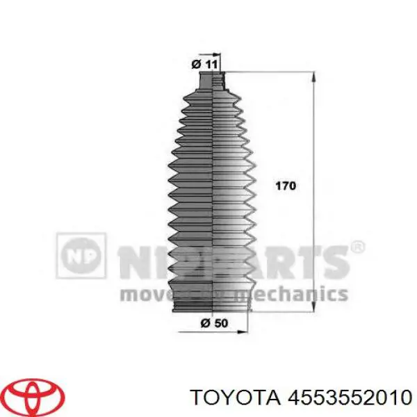 Пильник рульової тяги Peugeot/Citroen 4066A3 ціна, від 6.19 USD