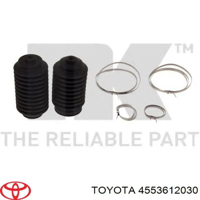 Пильник рульового механізму/рейки, правий Toyota 4553612030 ціна, від 5.14 USD