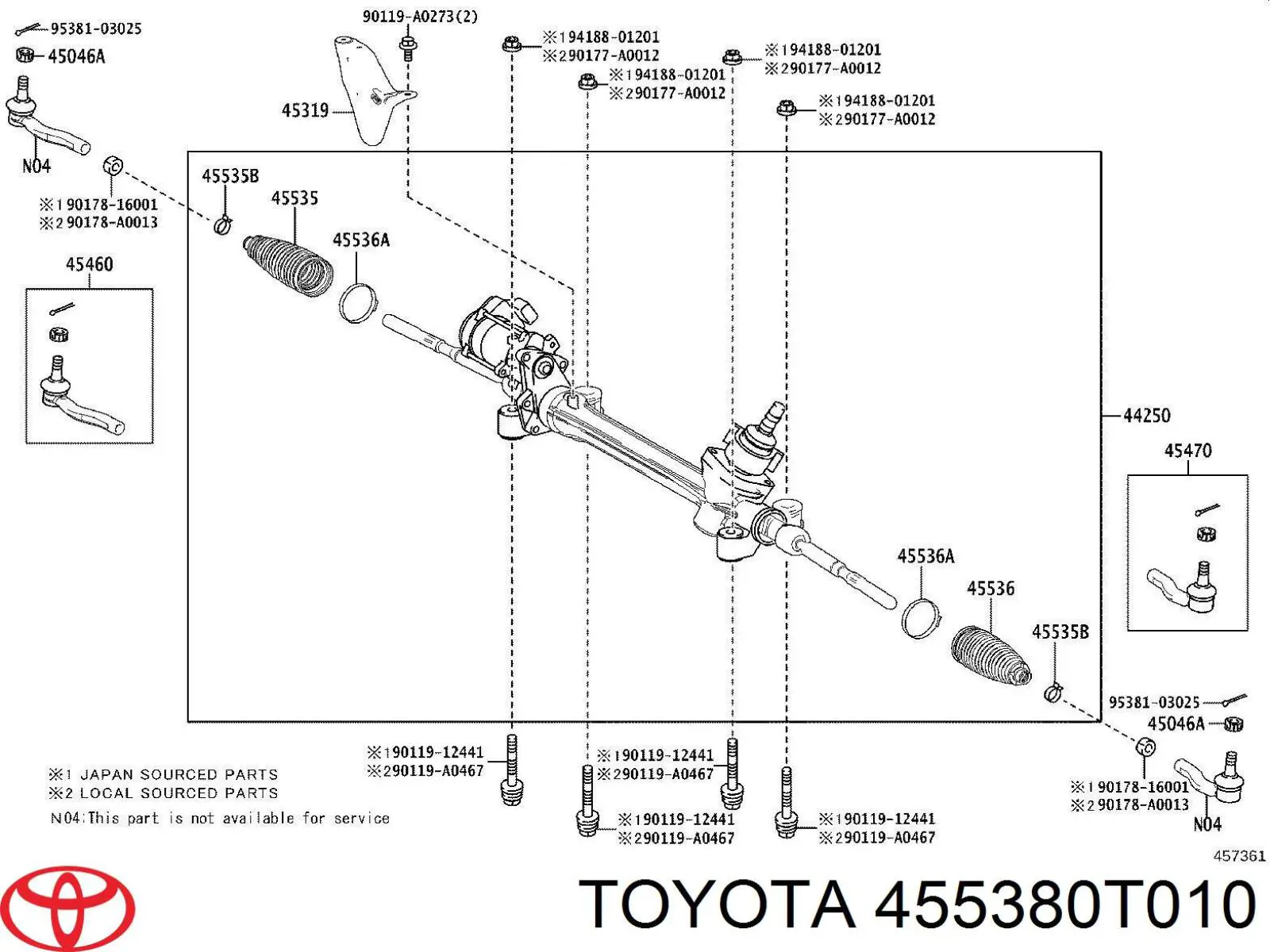  455380T010 Toyota