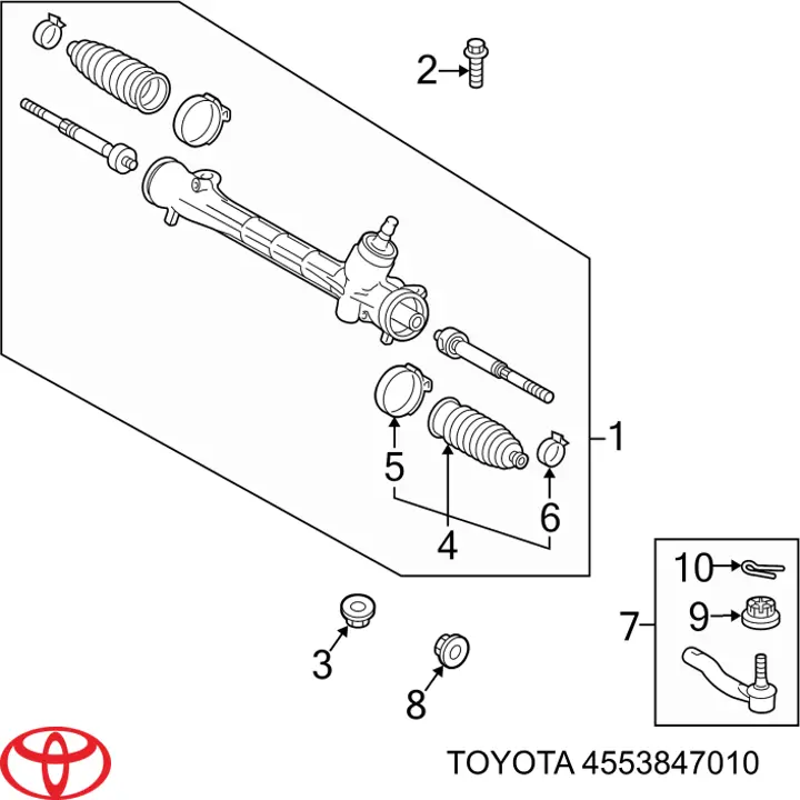 Купити 4553847010 Toyota 