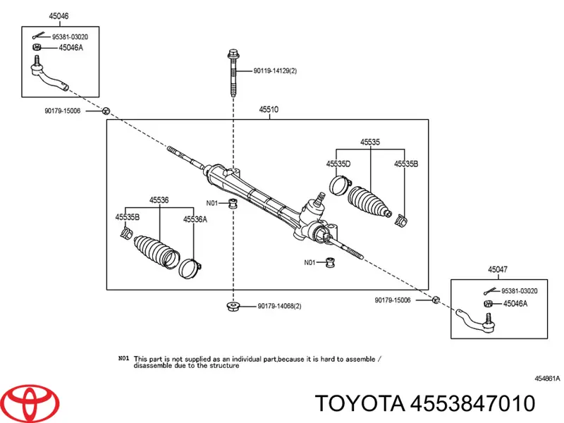  Toyota 4553847010 ціна, від 5.04 USD
