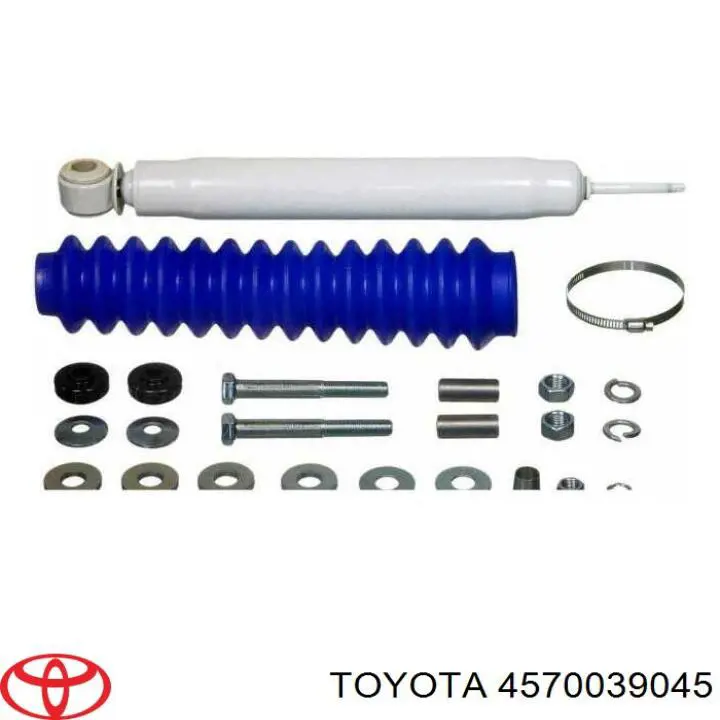 Амортизатор-демпфер рульового механізму Toyota 4 Runner (N130) (Тойота 4 раннер)