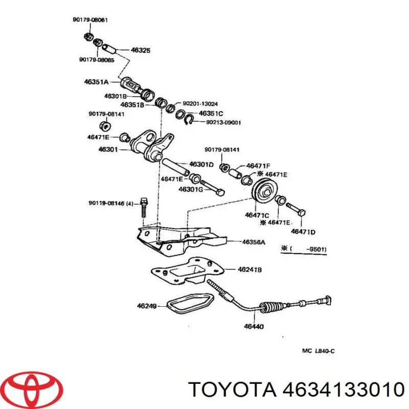 4634133010 Toyota 