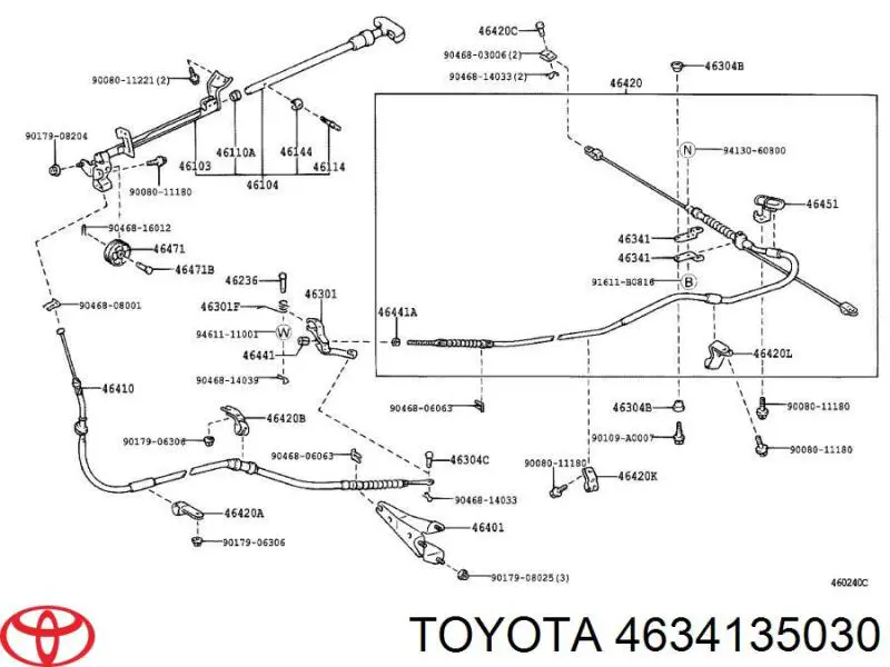  4634135030 Toyota