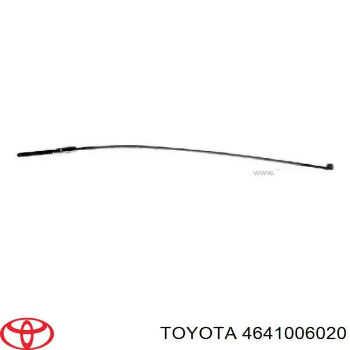 Трос стоянкового гальма задній лівий Toyota 4641006020 ціна, від 561.25 UAH