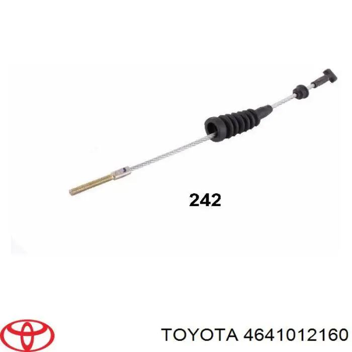 Трос ручного гальма передній 4641012160 Toyota
