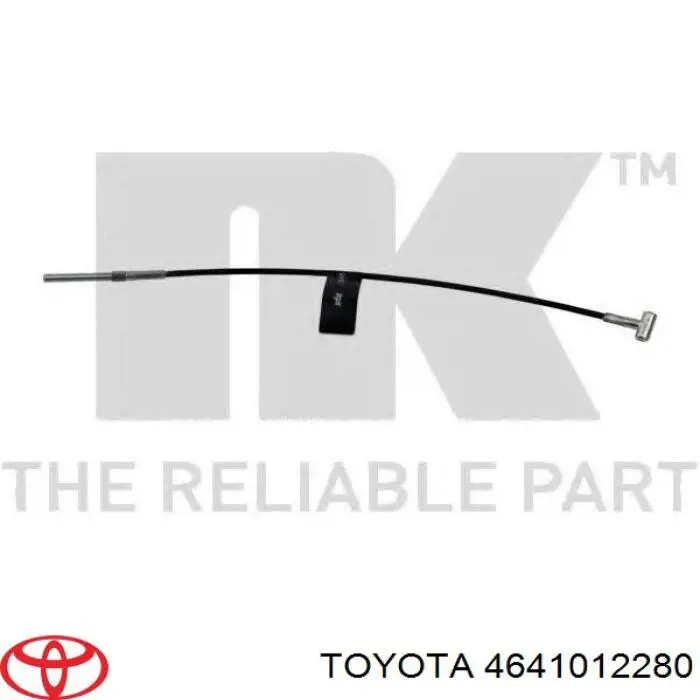 4641012280 Toyota Трос ручного гальма передній