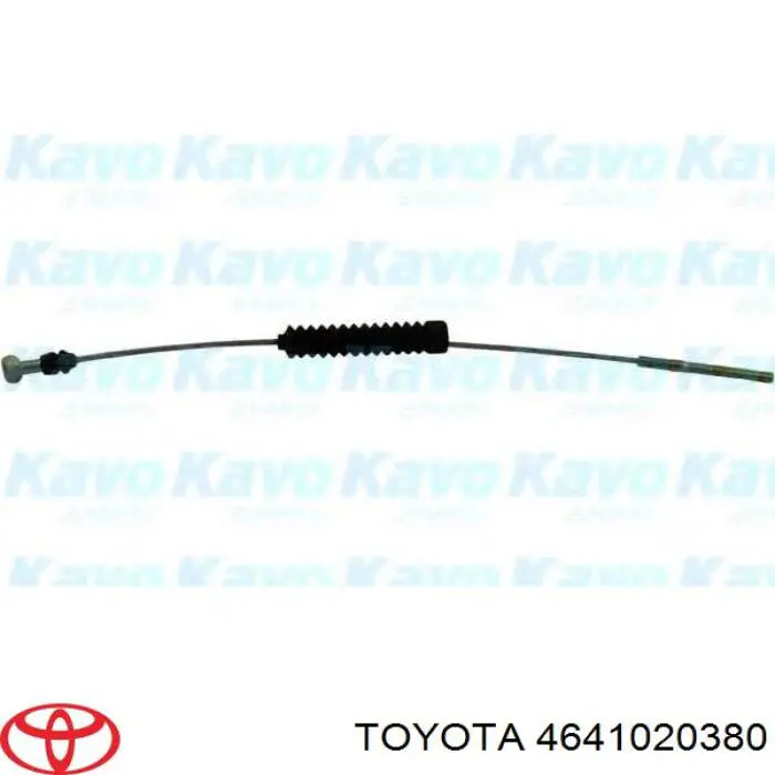 Трос стоянкового гальма передній Toyota 4641020380 ціна, від 11.09 USD