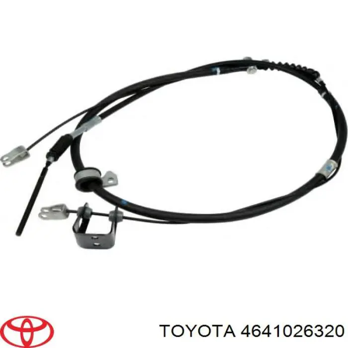 Трос стоянкового гальма передній Toyota 4641026320 ціна, від 49.05 USD