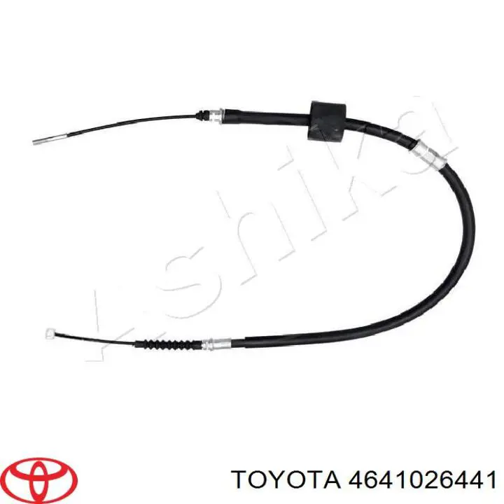 Трос стоянкового гальма передній Toyota 4641026441 ціна, від 8.78 USD