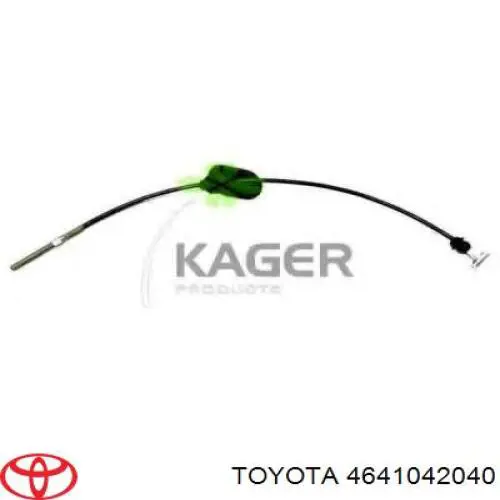Купити 4641042040 Toyota Трос ручного гальма передній