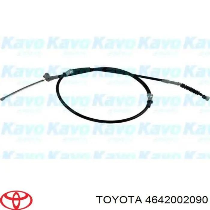 4642002111 Toyota Трос ручного гальма задній, правий